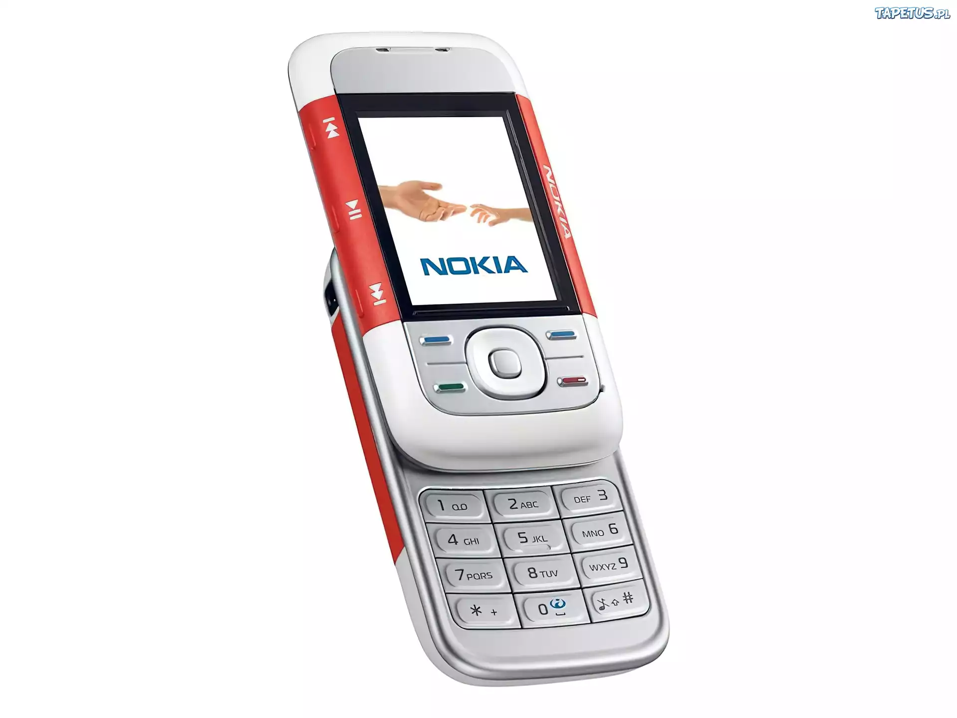 Nokia 5200, Czerwona, Rozsuni臋ta