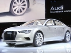 Audi A7, Salon, Wystawa